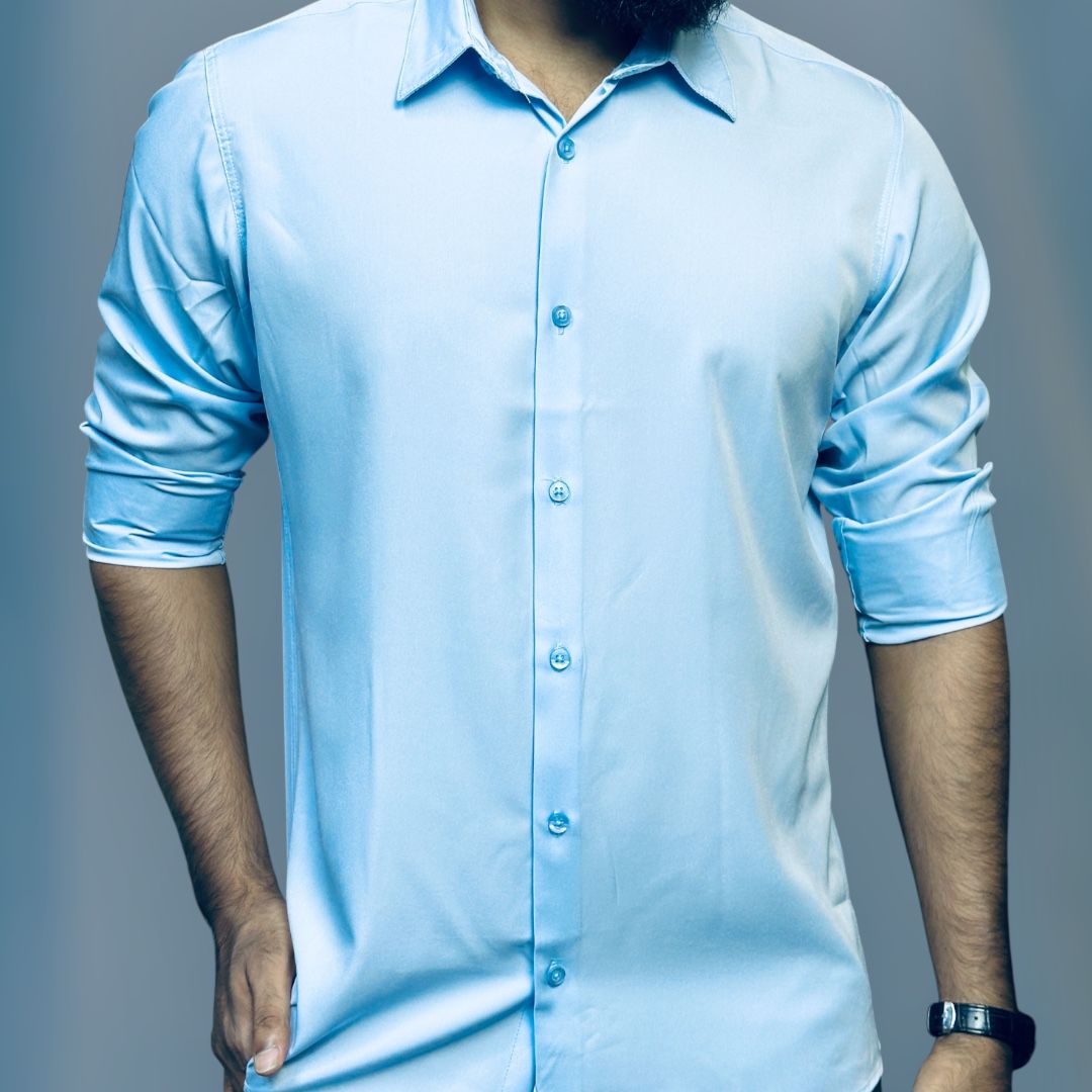 Sky Colour Premium Formal Shirt