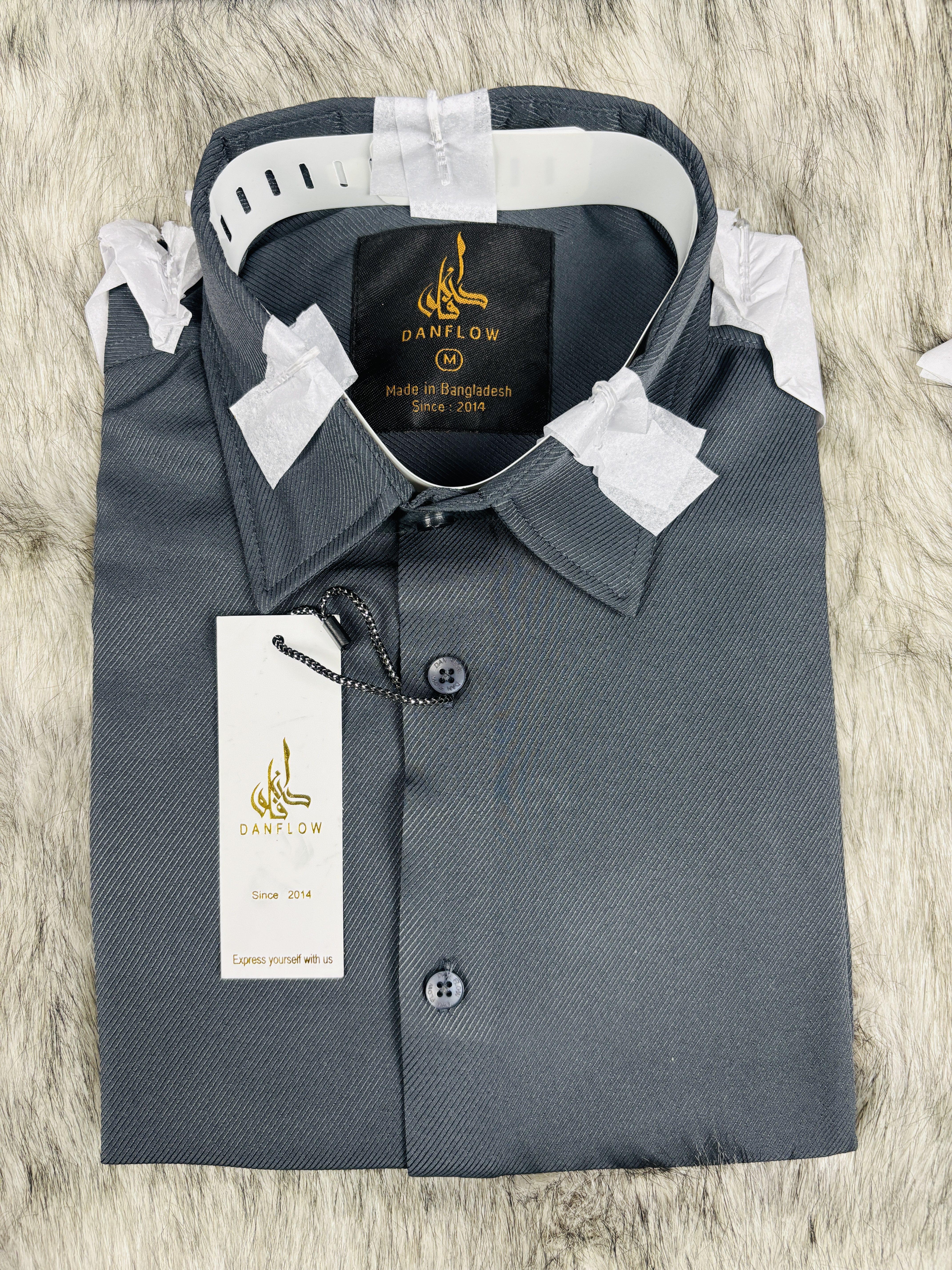 Ash Colour Premium Formal Shirt
