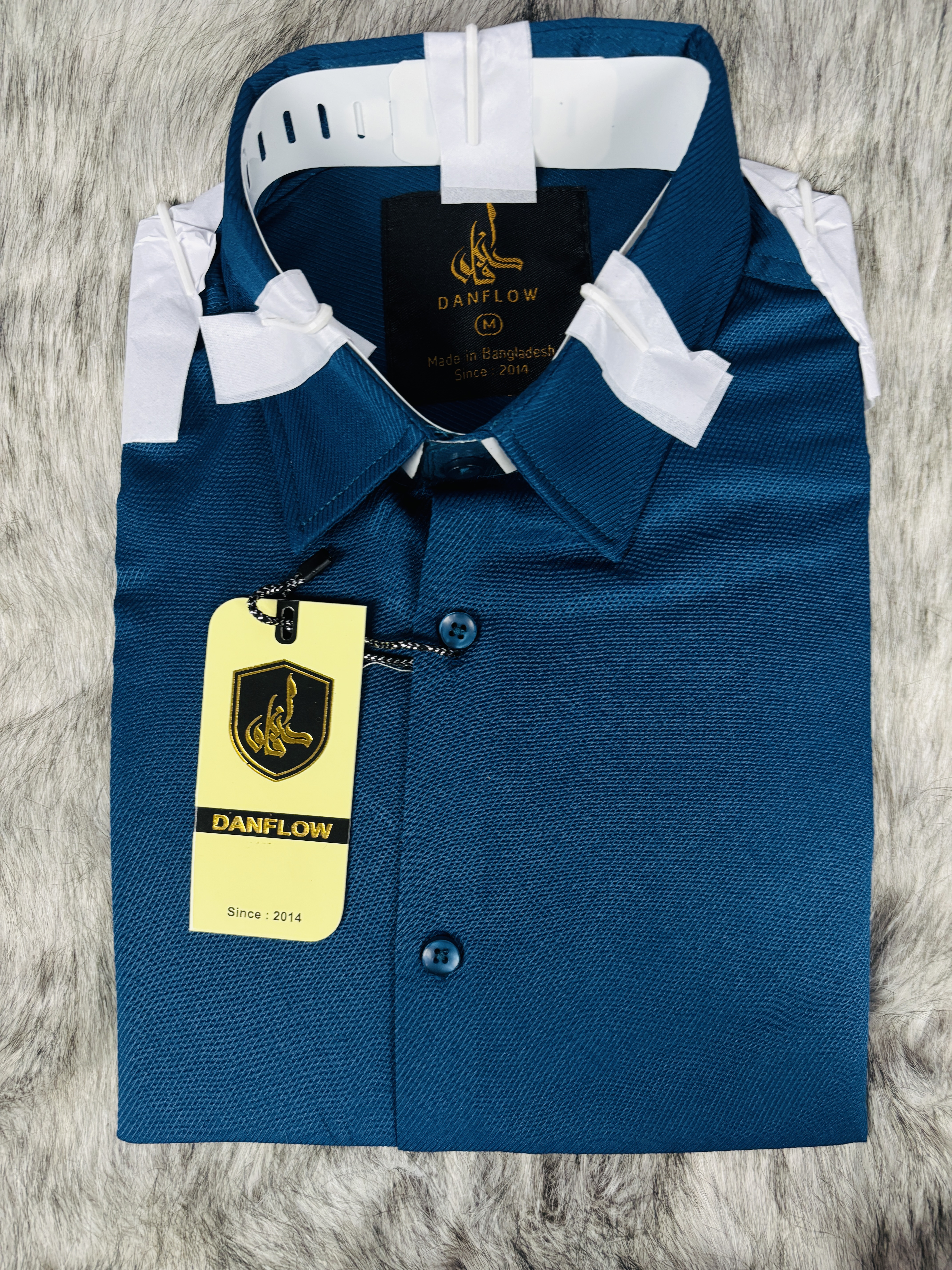 Teal Colour Premium Formal Shirt